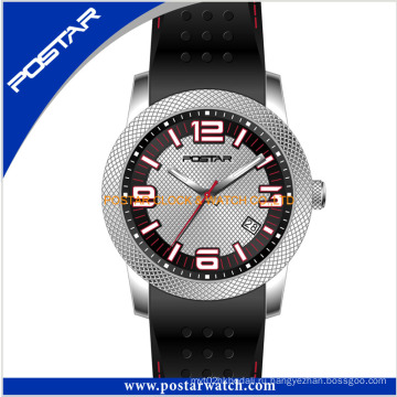 Новый дизайн Кварцевые часы силиконовые часы